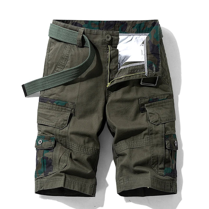 Torskil | Herren Taktiske Løstsiddende Cargoshorts | Til Udendørs Komfort og Bevægelighed