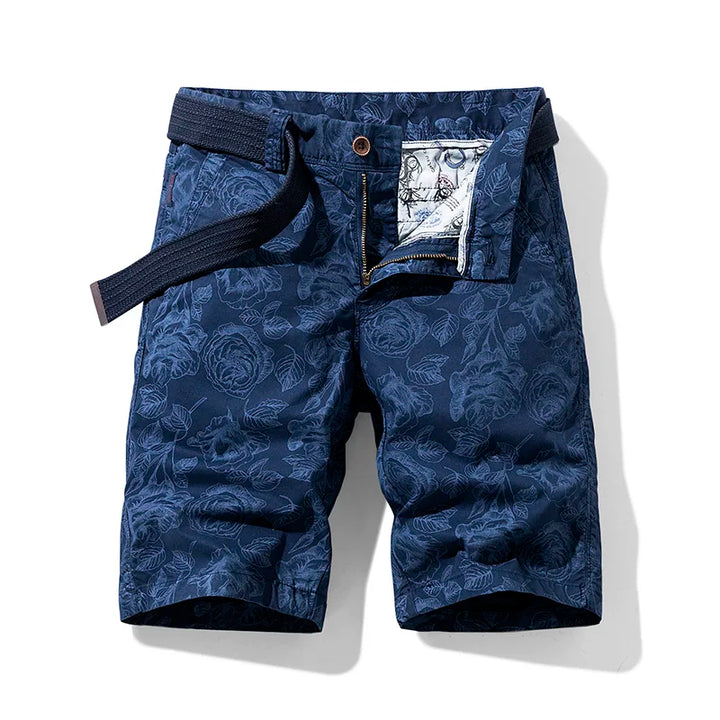 Marteno | Herren Sommerlig Mønstret Shorts | Til Strand & Hverdag