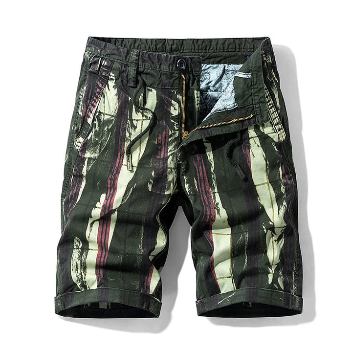 Marteno | Herren Sommerlig Mønstret Shorts | Til Strand & Hverdag