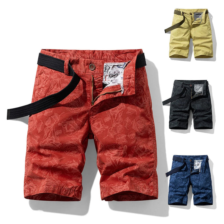 Marteno | Herren Sommerlig Mønstret Shorts | Til Strand & Hverdag