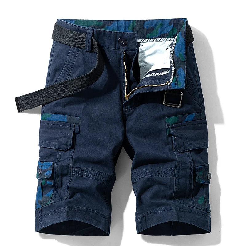 Torskil | Herren Taktiske Løstsiddende Cargoshorts | Til Udendørs Komfort og Bevægelighed