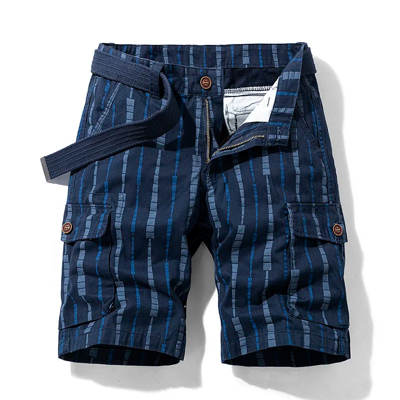 Marteno | Herren Sommerlig Mønstret Shorts | Til Strand & Hverdag