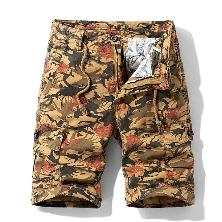 Torskil | Herren Taktiske Løstsiddende Cargoshorts | Til Udendørs Komfort og Bevægelighed