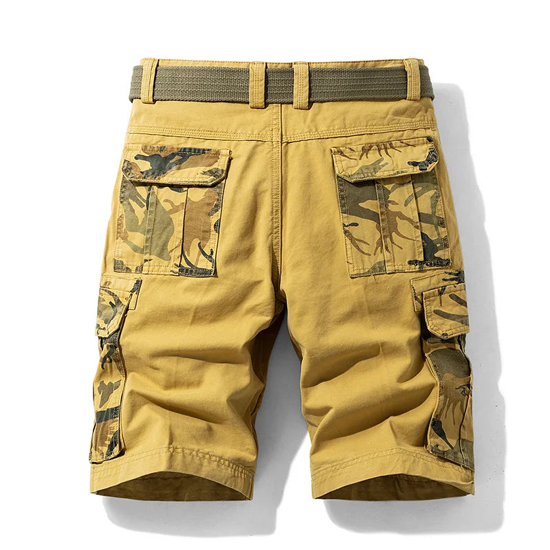 Torskil | Herren Taktiske Løstsiddende Cargoshorts | Til Udendørs Komfort og Bevægelighed