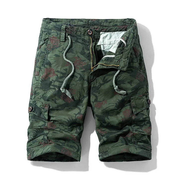 Torskil | Herren Taktiske Løstsiddende Cargoshorts | Til Udendørs Komfort og Bevægelighed