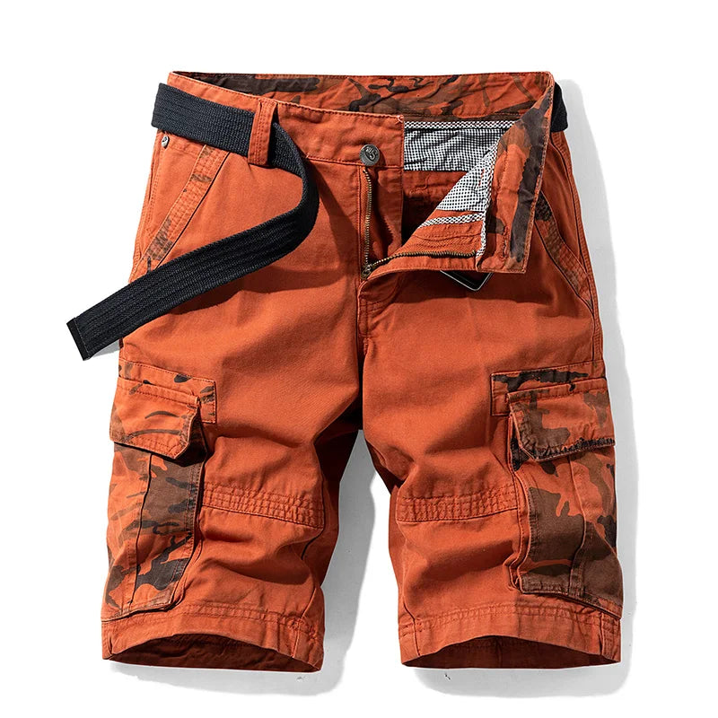 Torskil | Herren Taktiske Løstsiddende Cargoshorts | Til Udendørs Komfort og Bevægelighed