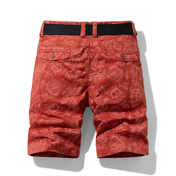 Marteno | Herren Sommerlig Mønstret Shorts | Til Strand & Hverdag