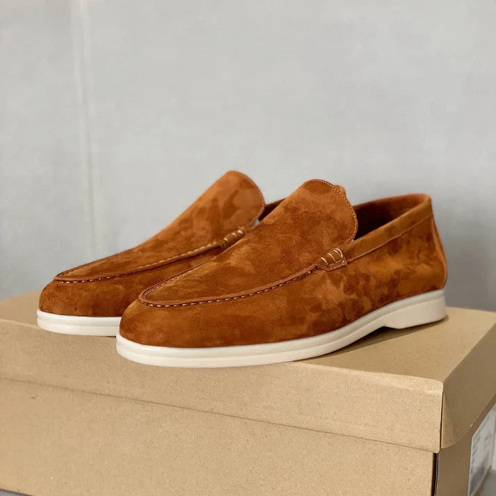Reno | Herre Stilfulde Komfortable Suede Loafers | Letvægtsdesign
