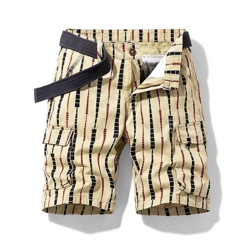 Marteno | Herren Sommerlig Mønstret Shorts | Til Strand & Hverdag