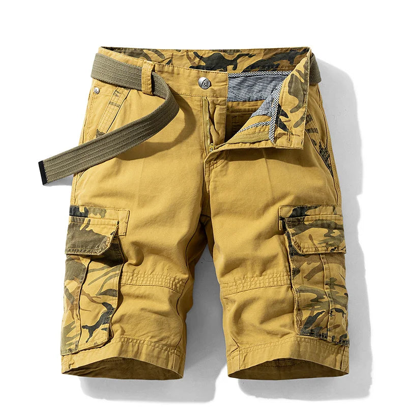 Torskil | Herren Taktiske Løstsiddende Cargoshorts | Til Udendørs Komfort og Bevægelighed