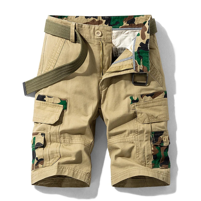 Torskil | Herren Taktiske Løstsiddende Cargoshorts | Til Udendørs Komfort og Bevægelighed