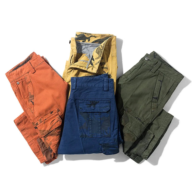 Torskil | Herren Taktiske Løstsiddende Cargoshorts | Til Udendørs Komfort og Bevægelighed