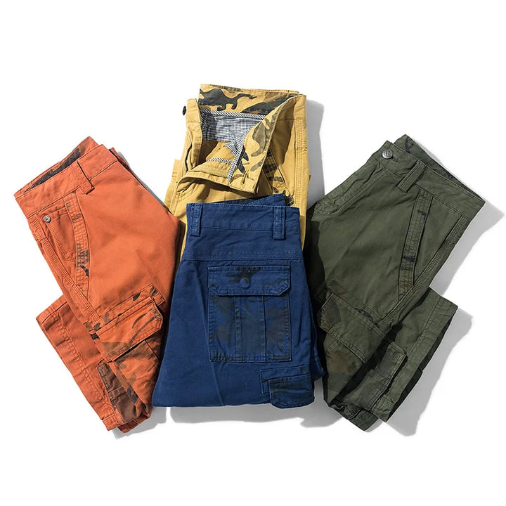 Torskil | Herren Taktiske Løstsiddende Cargoshorts | Til Udendørs Komfort og Bevægelighed