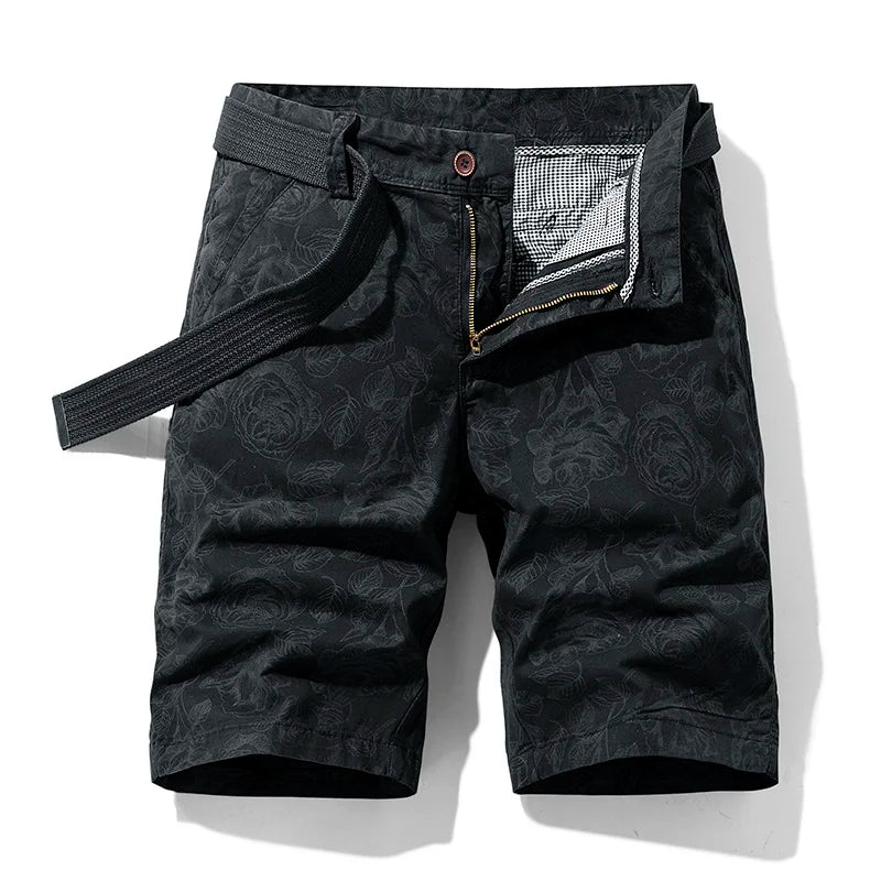 Marteno | Herren Sommerlig Mønstret Shorts | Til Strand & Hverdag