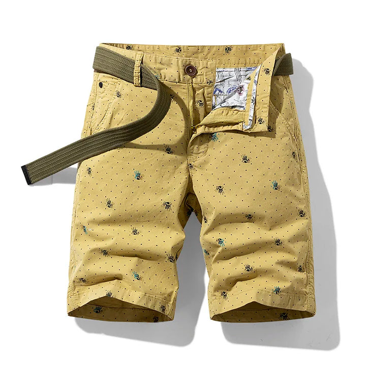 Marteno | Herren Sommerlig Mønstret Shorts | Til Strand & Hverdag