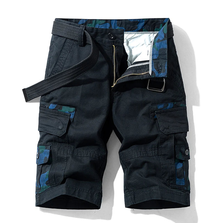 Torskil | Herren Taktiske Løstsiddende Cargoshorts | Til Udendørs Komfort og Bevægelighed