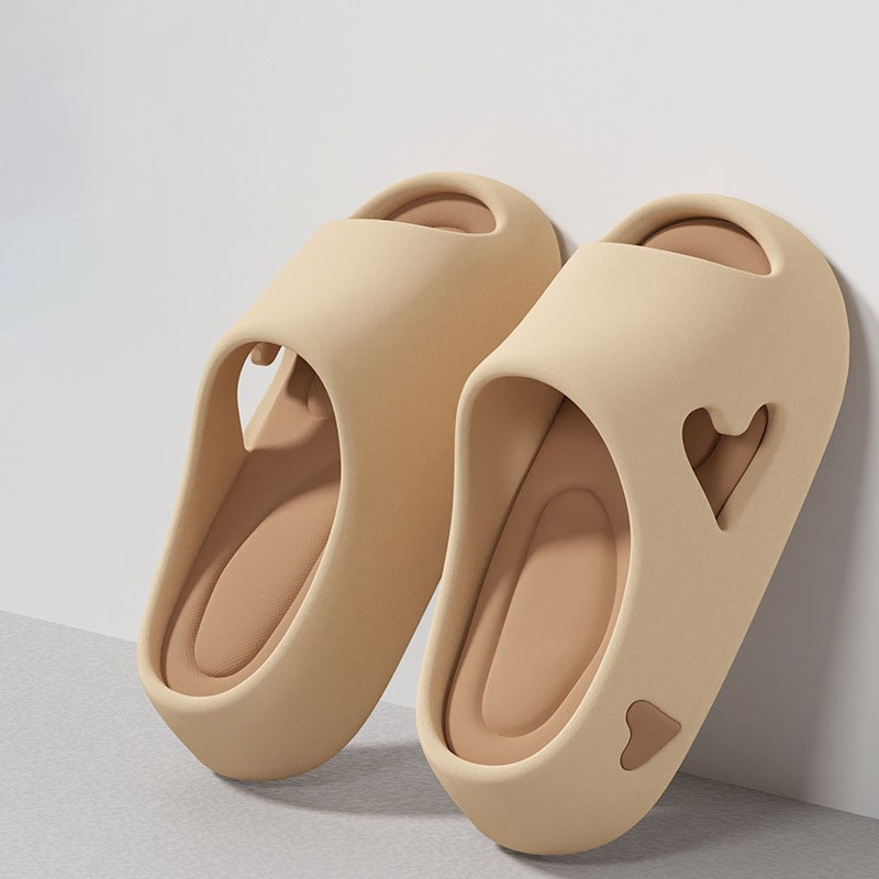 Trille | Dame Skybløde Sjove Flip Flops | Med Hjerteformet Detalje