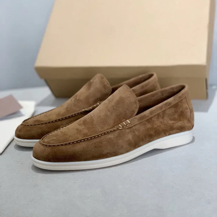 Reno | Herre Stilfulde Komfortable Suede Loafers | Letvægtsdesign