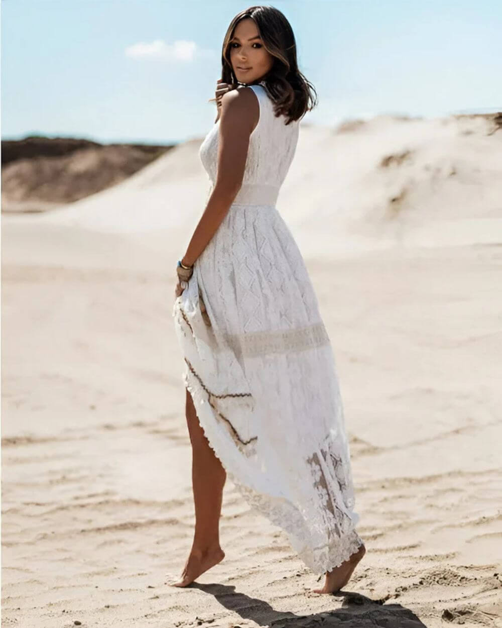 Signea | Damen Boheme Elegant Stilkjole | Til Frihed & Udtryk