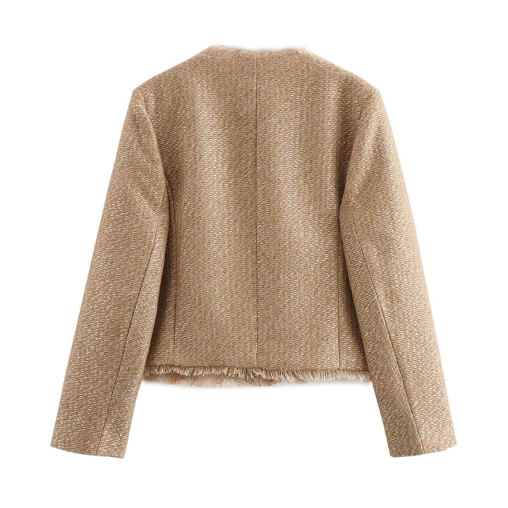 Ragnhild | Damer Stilren Struktureret Jakke | For Statement & Komfort