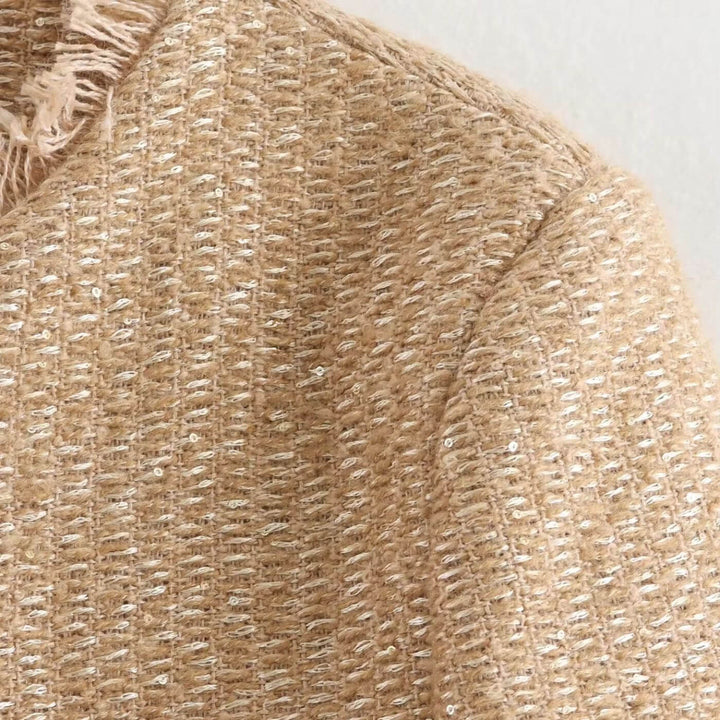 Ragnhild | Damer Stilren Struktureret Jakke | For Statement & Komfort
