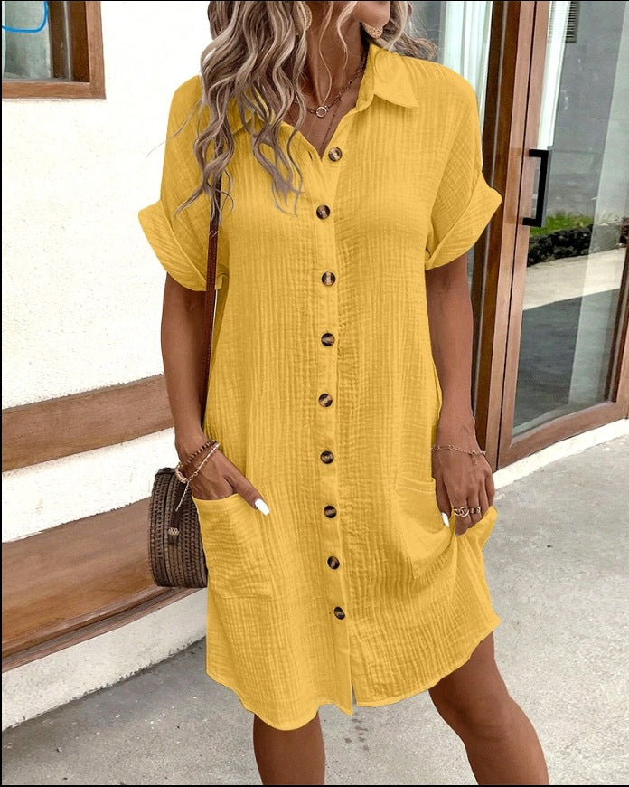 Fræska | Damer Luftig Sommerkjole | Casual Chic