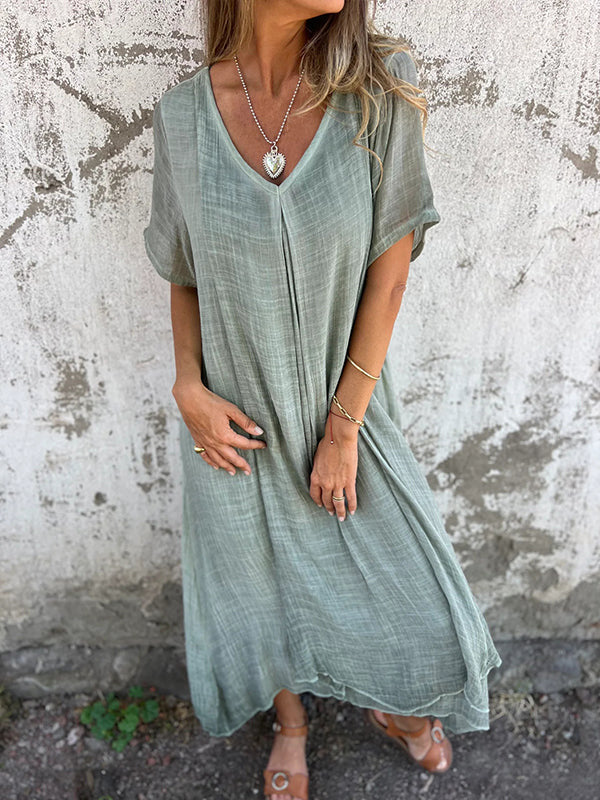 Klarhed | Damernes Elegant V-hals Mellemklædet | Casual Chic