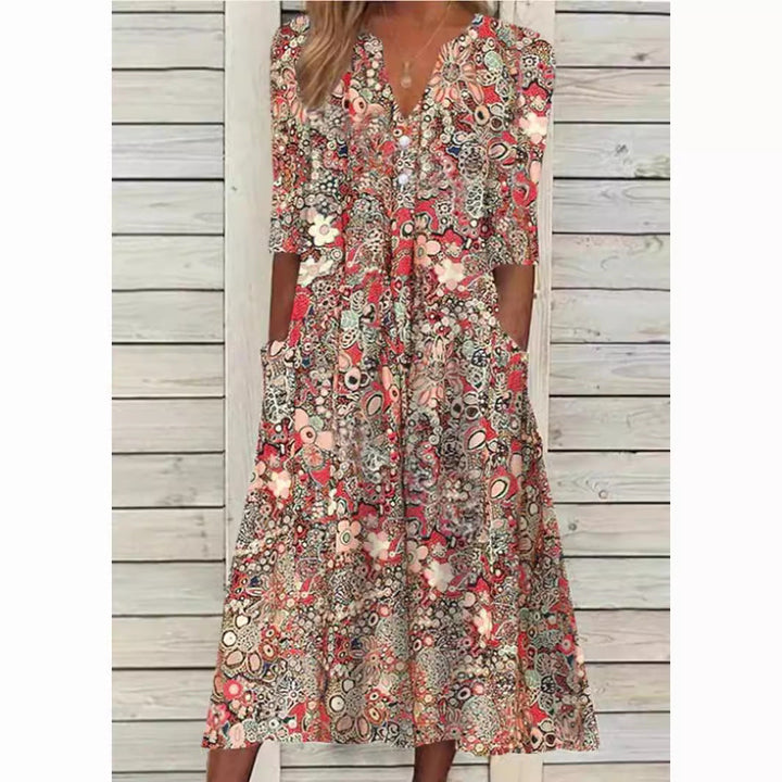 Eliza - Blomster Sommerkjole
