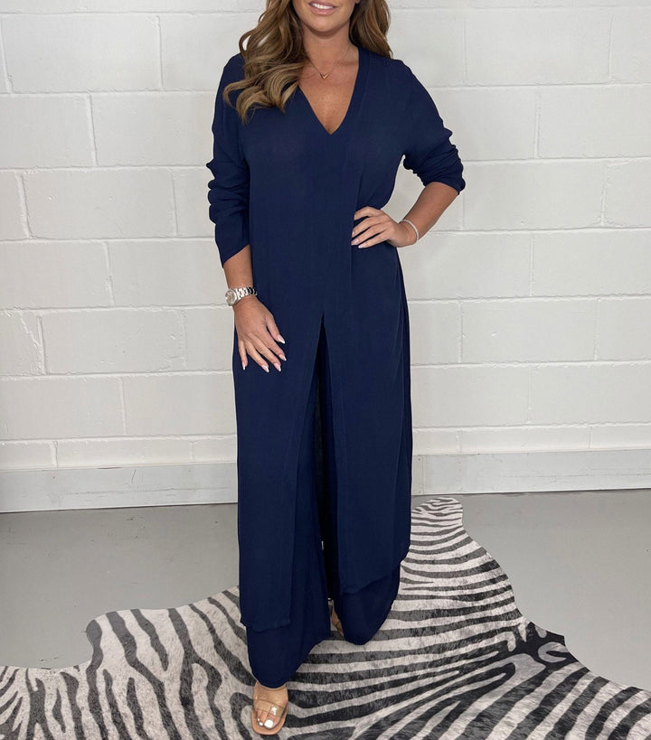 Minea | Damen Chic Luftig To-Delte Sæt | For Lethed & Stil