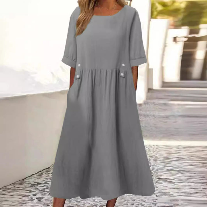 Tilde | Damer Blomster Elegant Kjole | For Lethed & Selvtillid