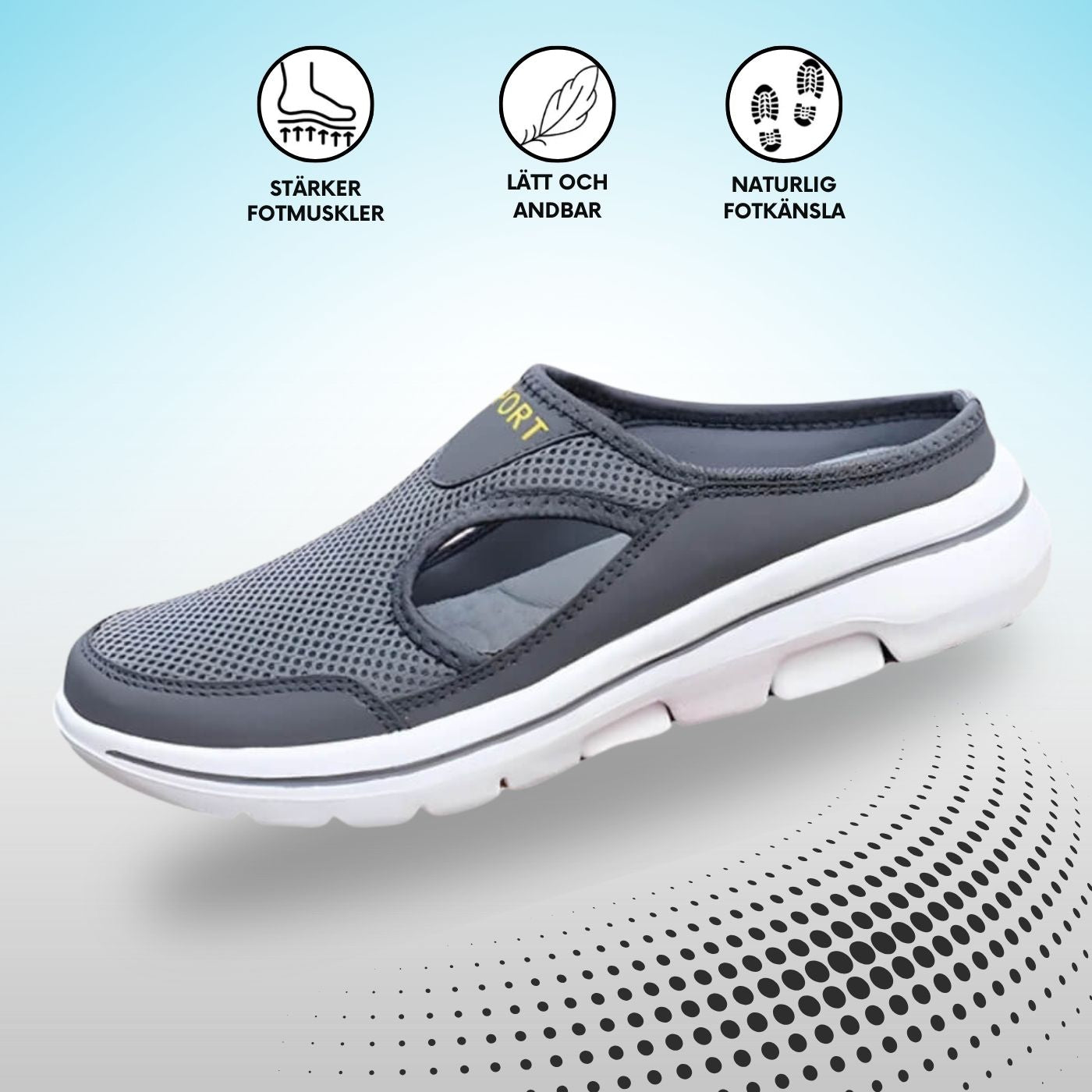 Sivert | Unisex Støttende Sporty Sandaler | Til Bevægelse & Komfort