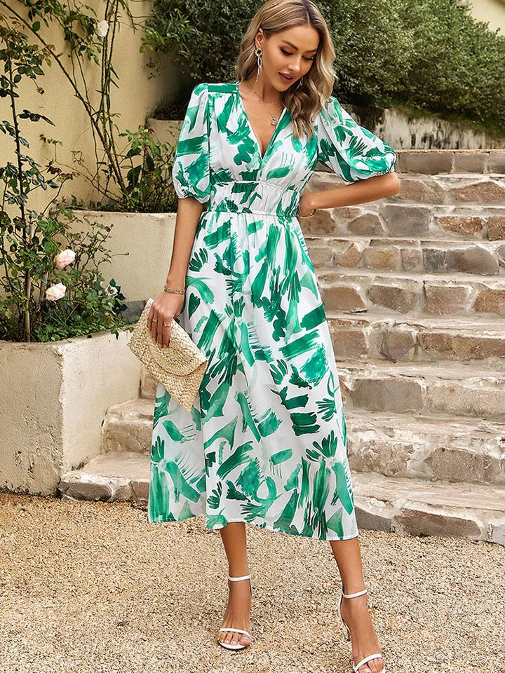 Sofie | Dame Elegant Sommer Maxi-Kjole | Føler Sig Let Og Raffineret