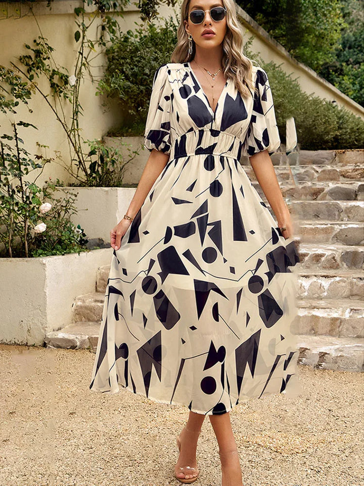 Sofie | Dame Elegant Sommer Maxi-Kjole | Føler Sig Let Og Raffineret