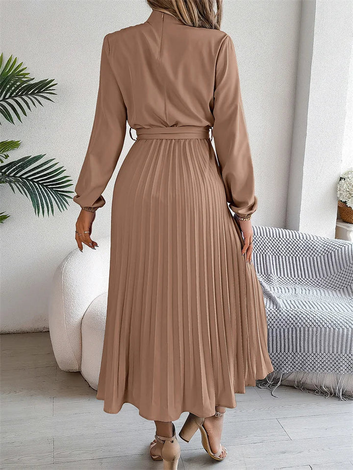 Katrine | Kvinders Elegant Lang Kjole | Sofistikeret Stil