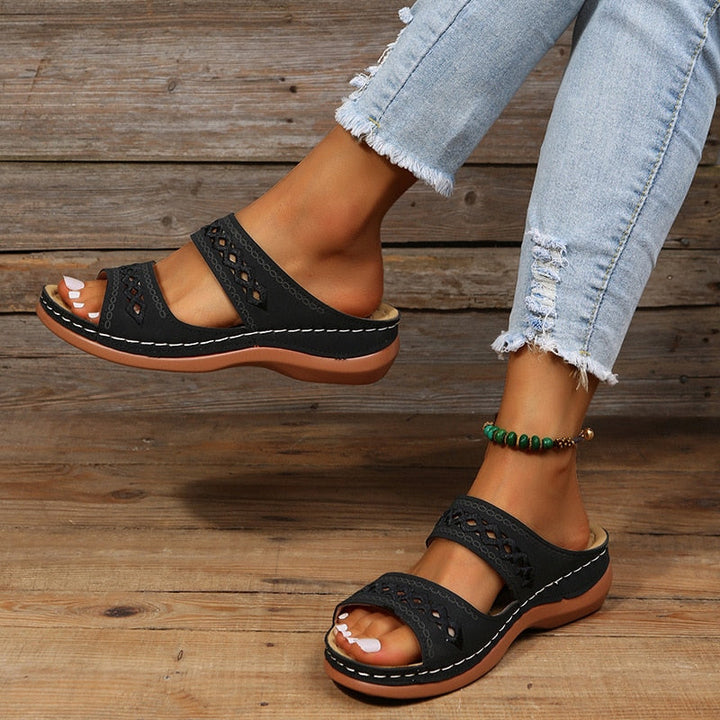 Saphira | Dame Ergonomisk Stilfulde Sandaler | For Komfort & Støtte