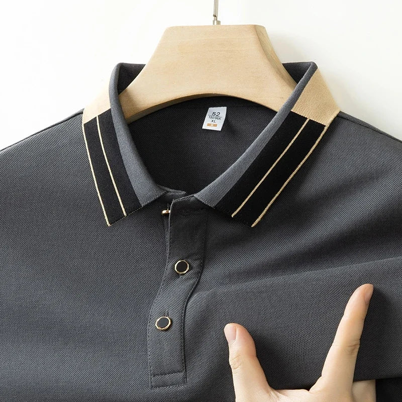 GentleMan | Herre Åndbar Fungerende Polo | Bekvemt & Moderigtigt