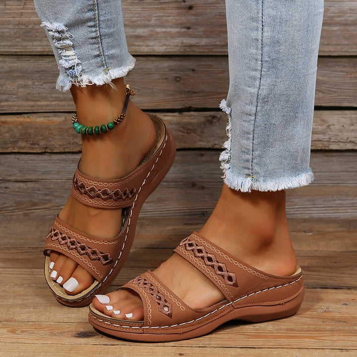 Saphira | Dame Ergonomisk Stilfulde Sandaler | For Komfort & Støtte