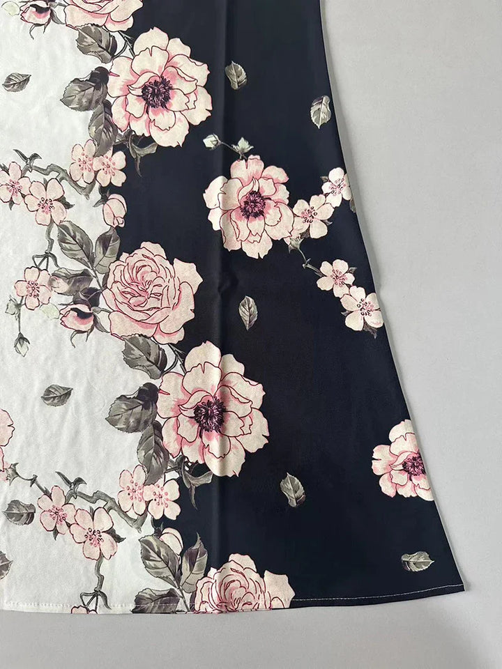 Lise & Rose København | Damer Elegante Ærmeløse Sommerkjole | Unik Print