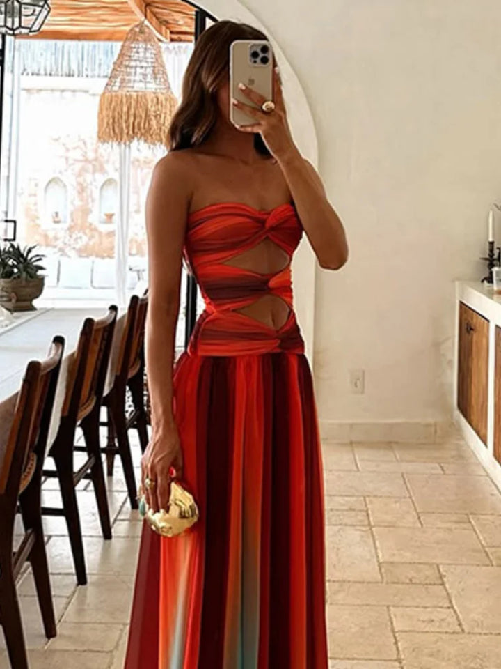 Valentina | Kvinder Elegant Maxi Kjole | For Stil & Elegance