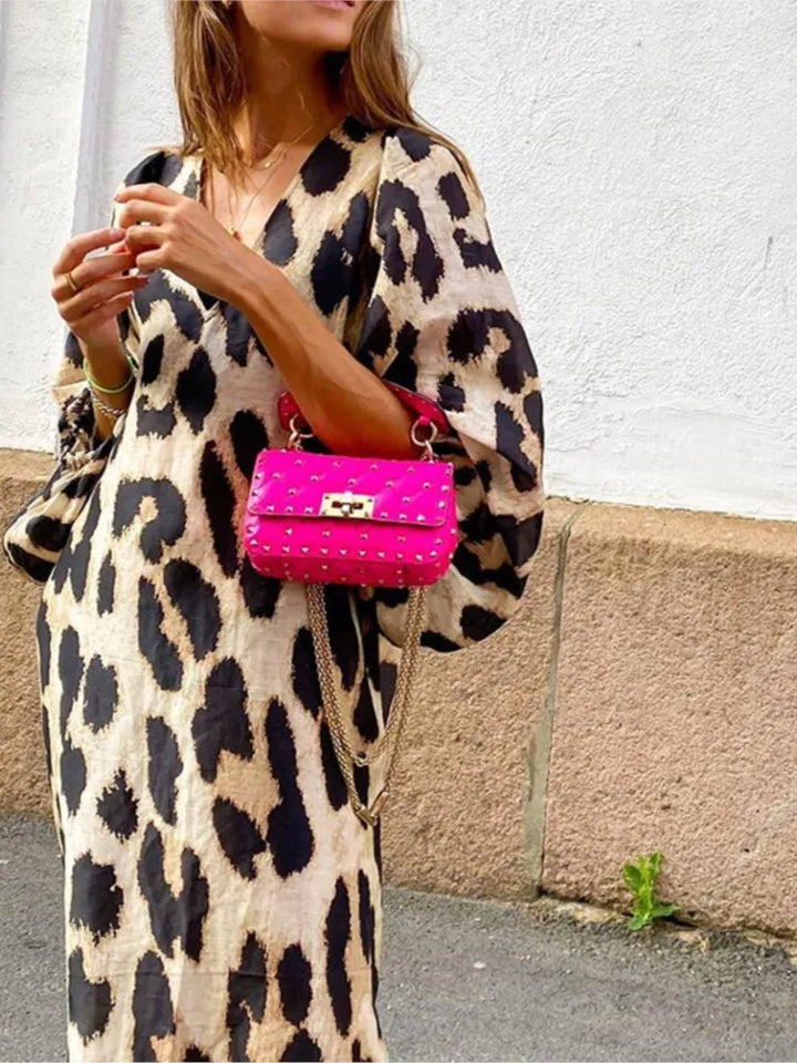 Lisa - Leopardprint Kjole