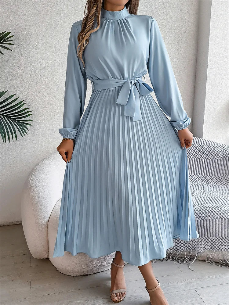 Katrine | Kvinders Elegant Lang Kjole | Sofistikeret Stil