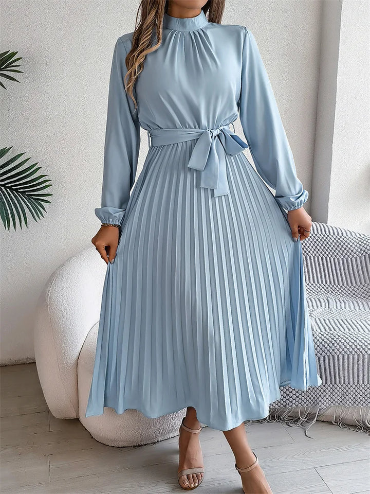 Katrine | Kvinders Elegant Lang Kjole | Sofistikeret Stil