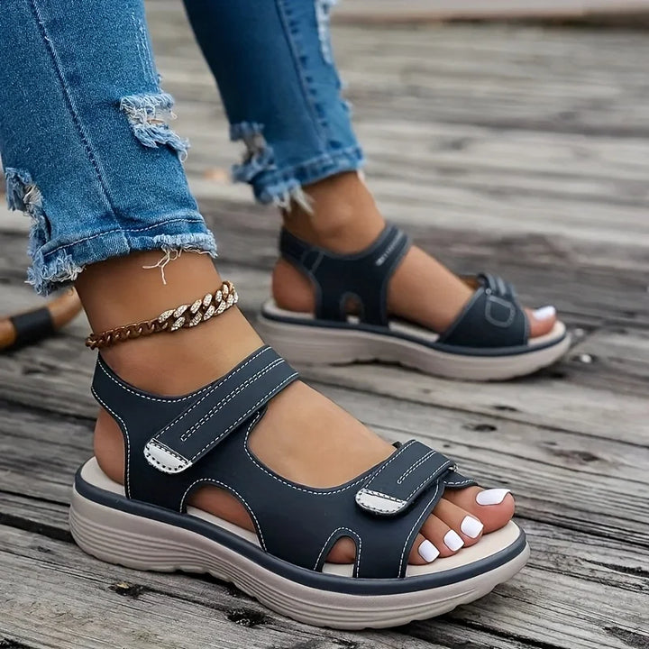 Grethe | Dame Komfort Støttende Sandaler | Til Hverdag og Afslapning