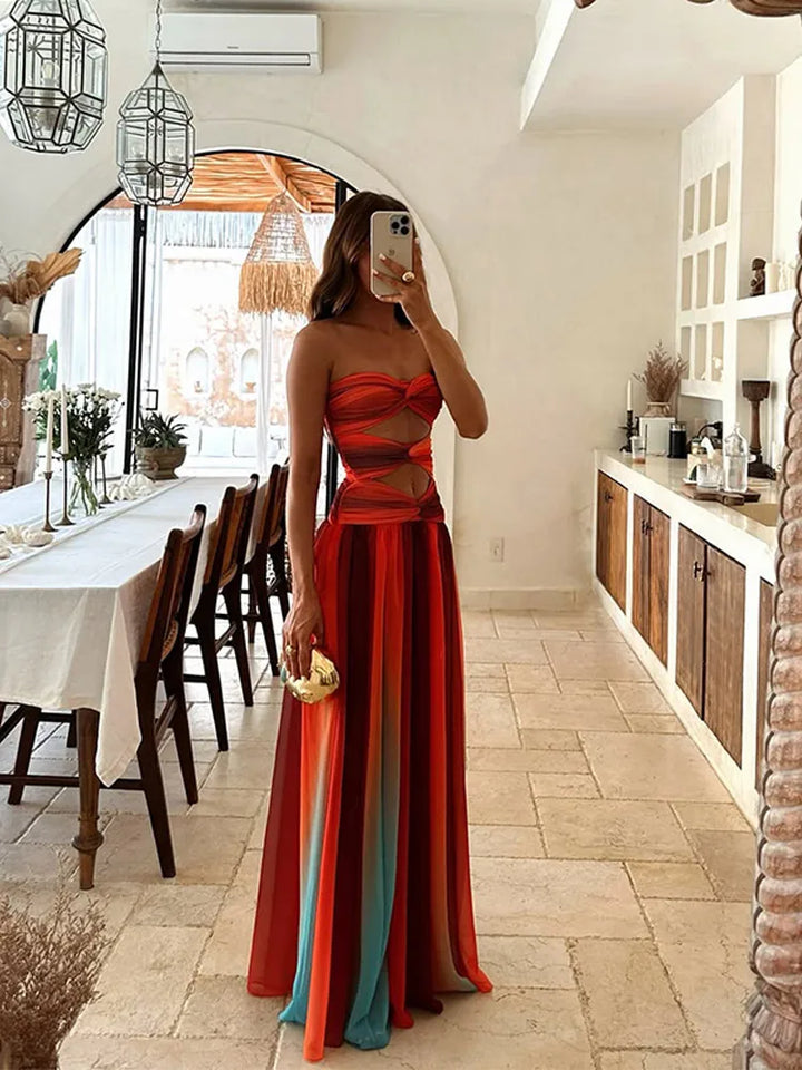 Valentina | Kvinder Elegant Maxi Kjole | For Stil & Elegance