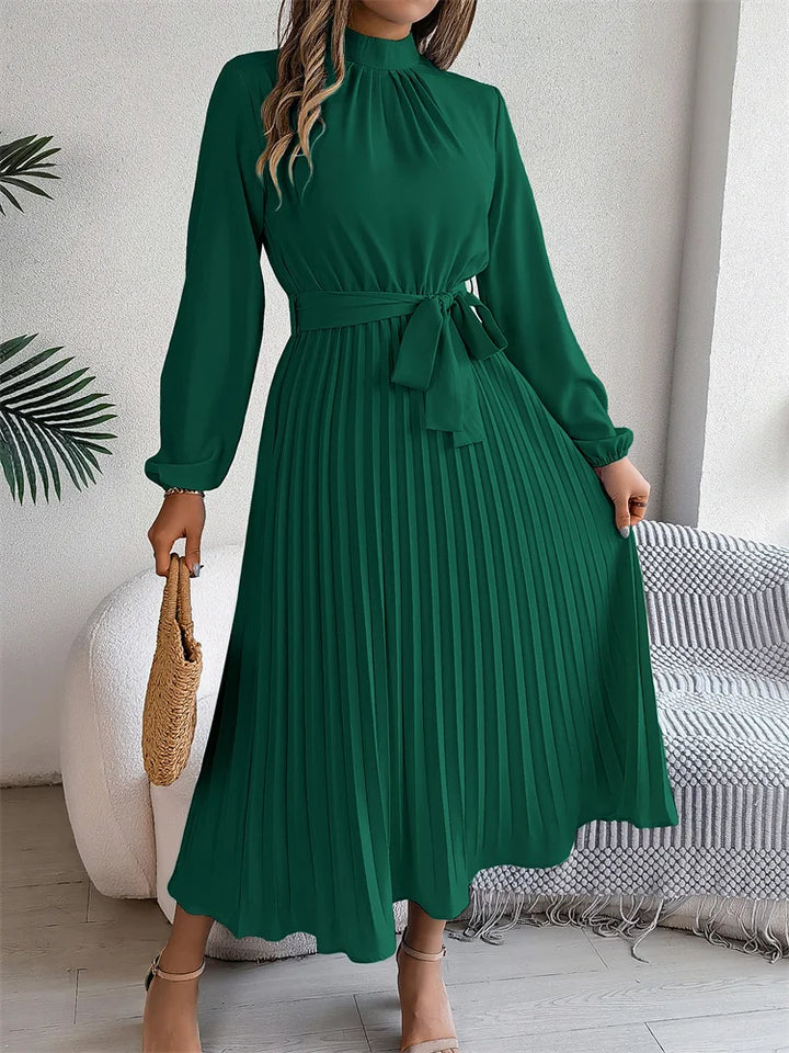 Katrine | Kvinders Elegant Lang Kjole | Sofistikeret Stil