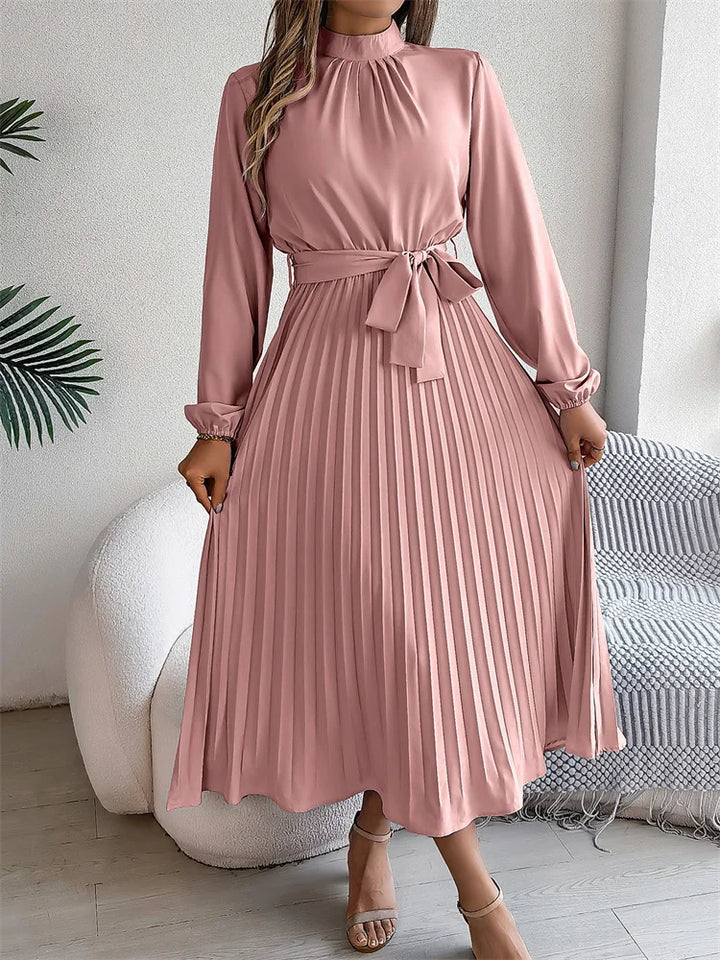 Katrine | Kvinders Elegant Lang Kjole | Sofistikeret Stil