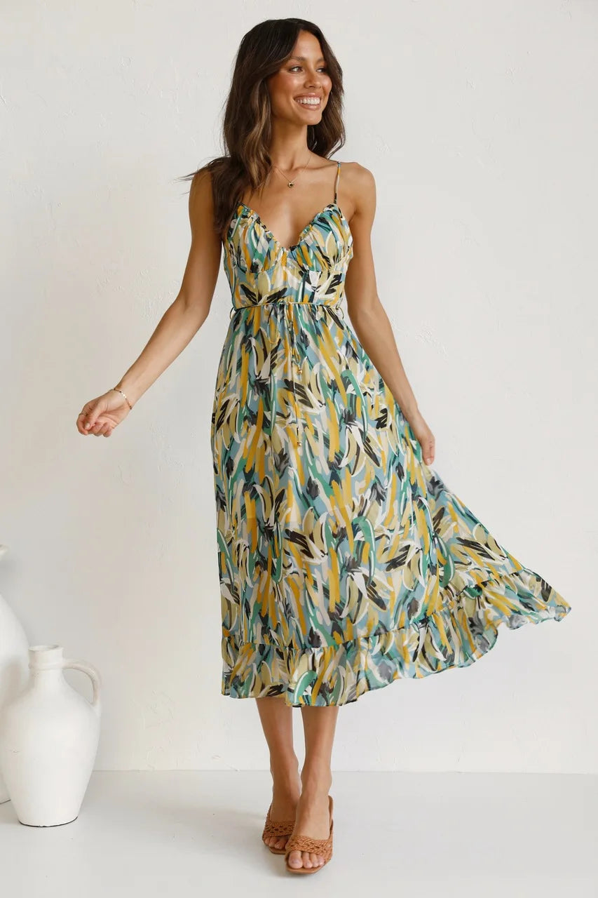 Astrid | Dame Elegant Sommerkjole  | Luftig