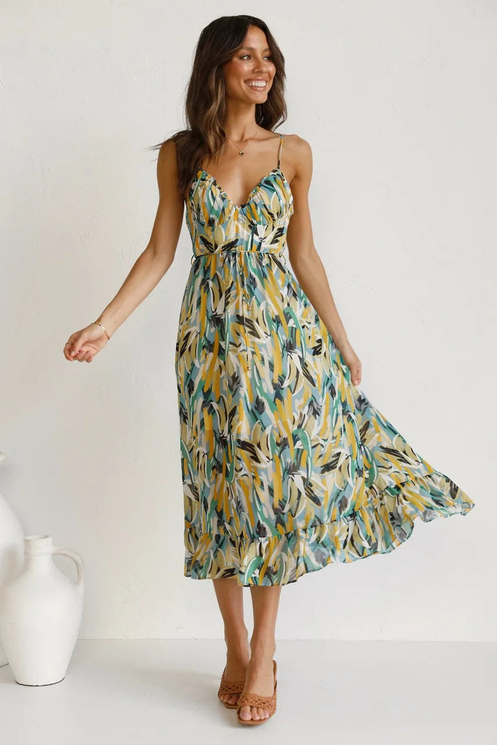 Astrid | Dame Elegant Sommerkjole  | Luftig