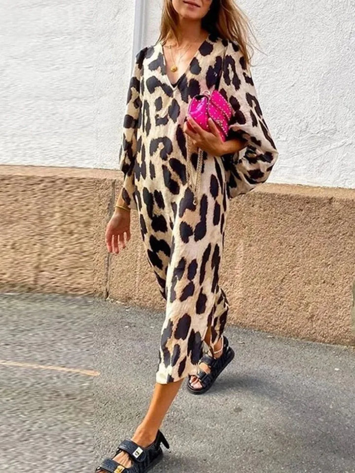 Lisa - Leopardprint Kjole