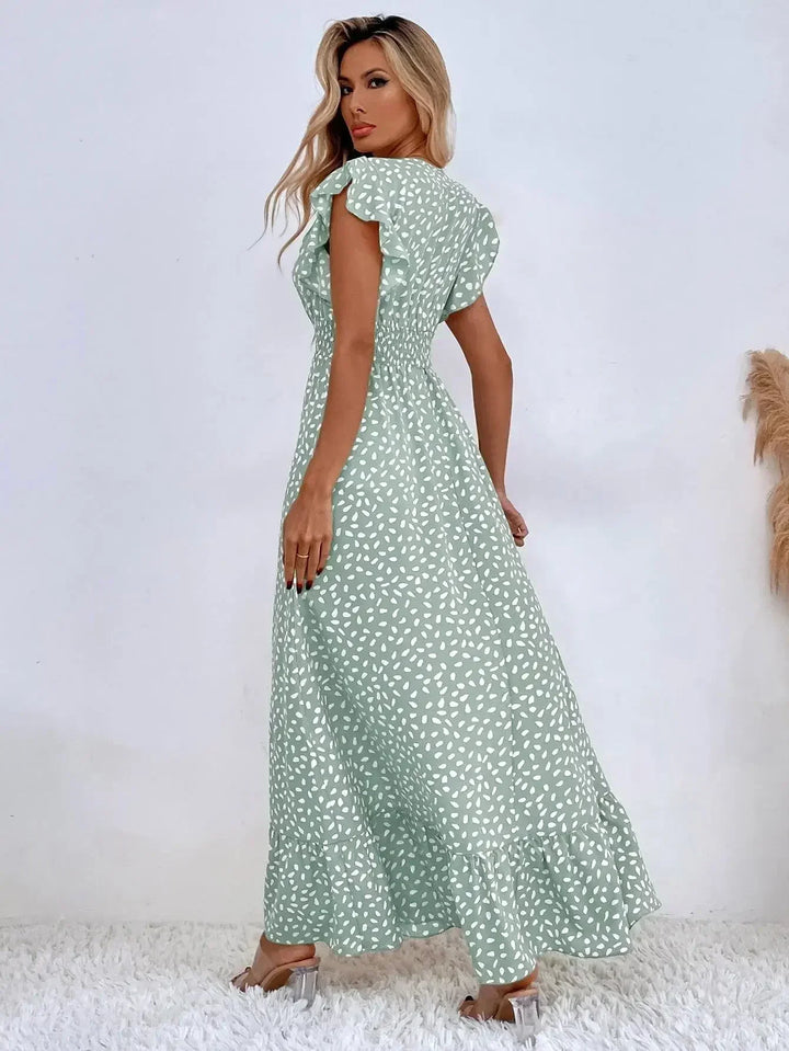 Sommerskønhed | Dame Elegante Luftige Sommerkjole | Lys og Romantisk